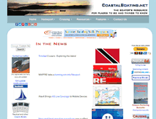 Tablet Screenshot of coastalboating.net